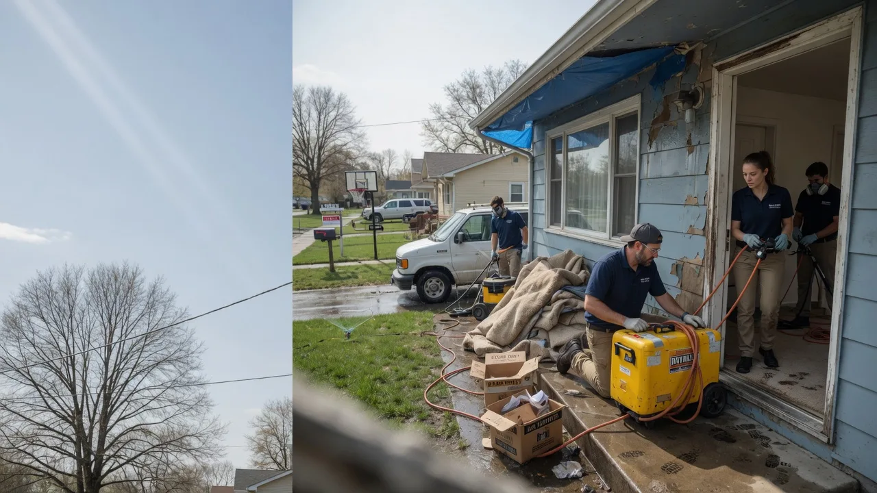 Basement Flood Cleanup in Pleasant View, TN near me